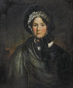 19th Century Oil - Portrait of a Victorian Lady