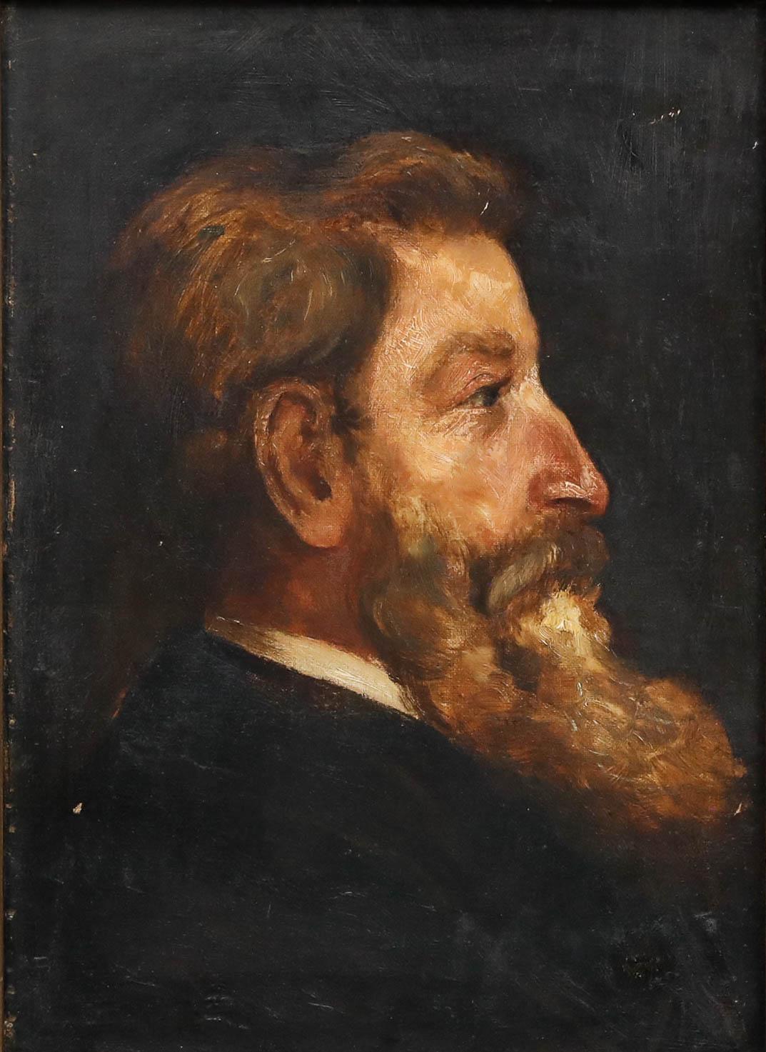 Huile du 19e siècle - Portrait de H. H. Christie's - Painting de Unknown