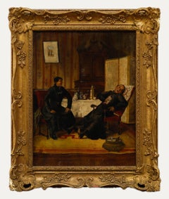 19th Century Oil - Raucous Clerics