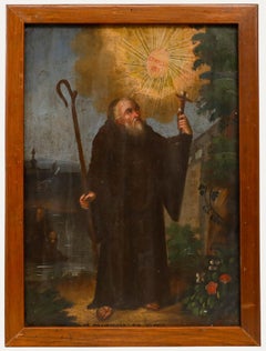 Óleo del siglo XIX - San Francisco de Paula