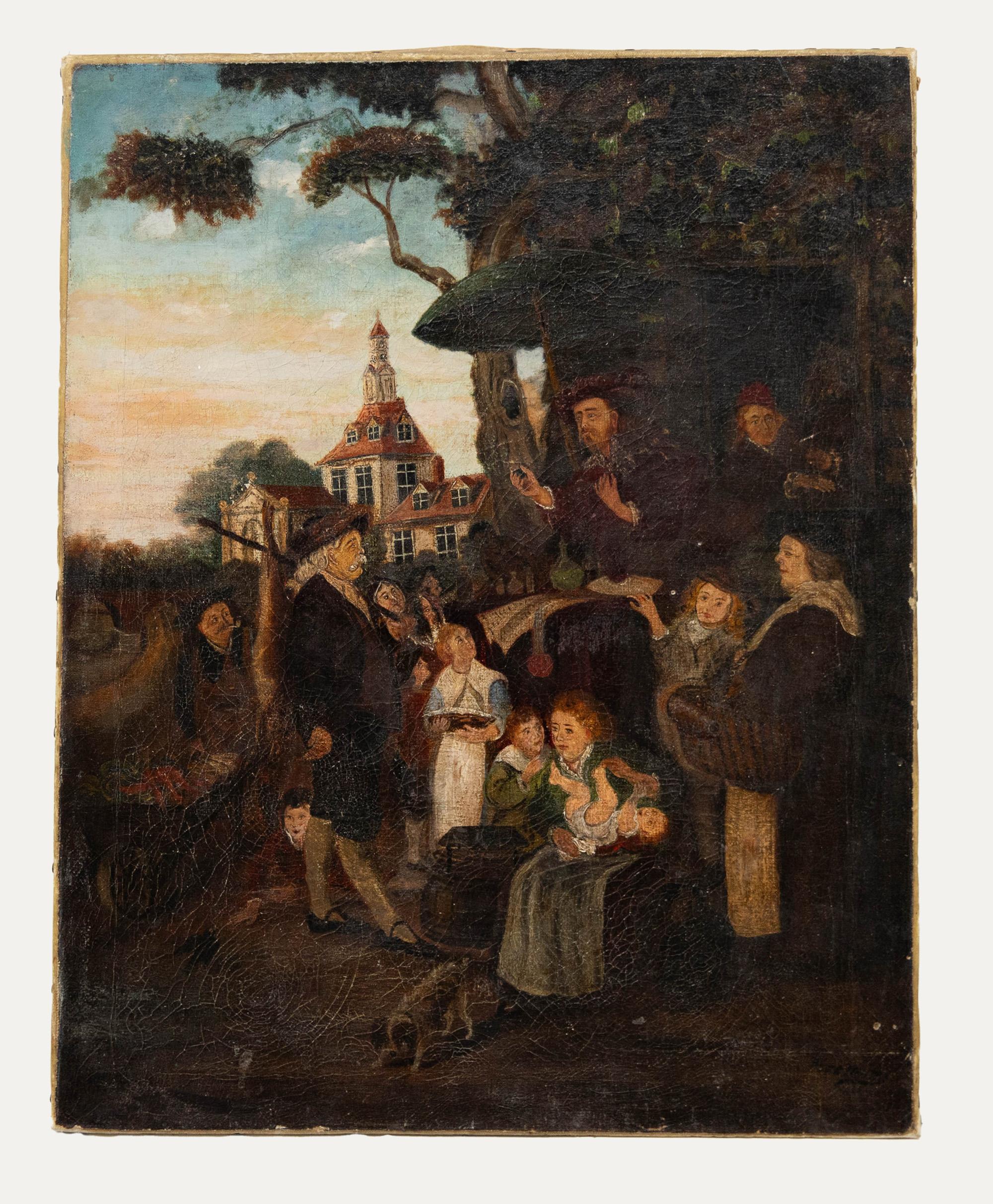 Ölgemälde des 19. Jahrhunderts – Der Apotheker – Painting von Unknown