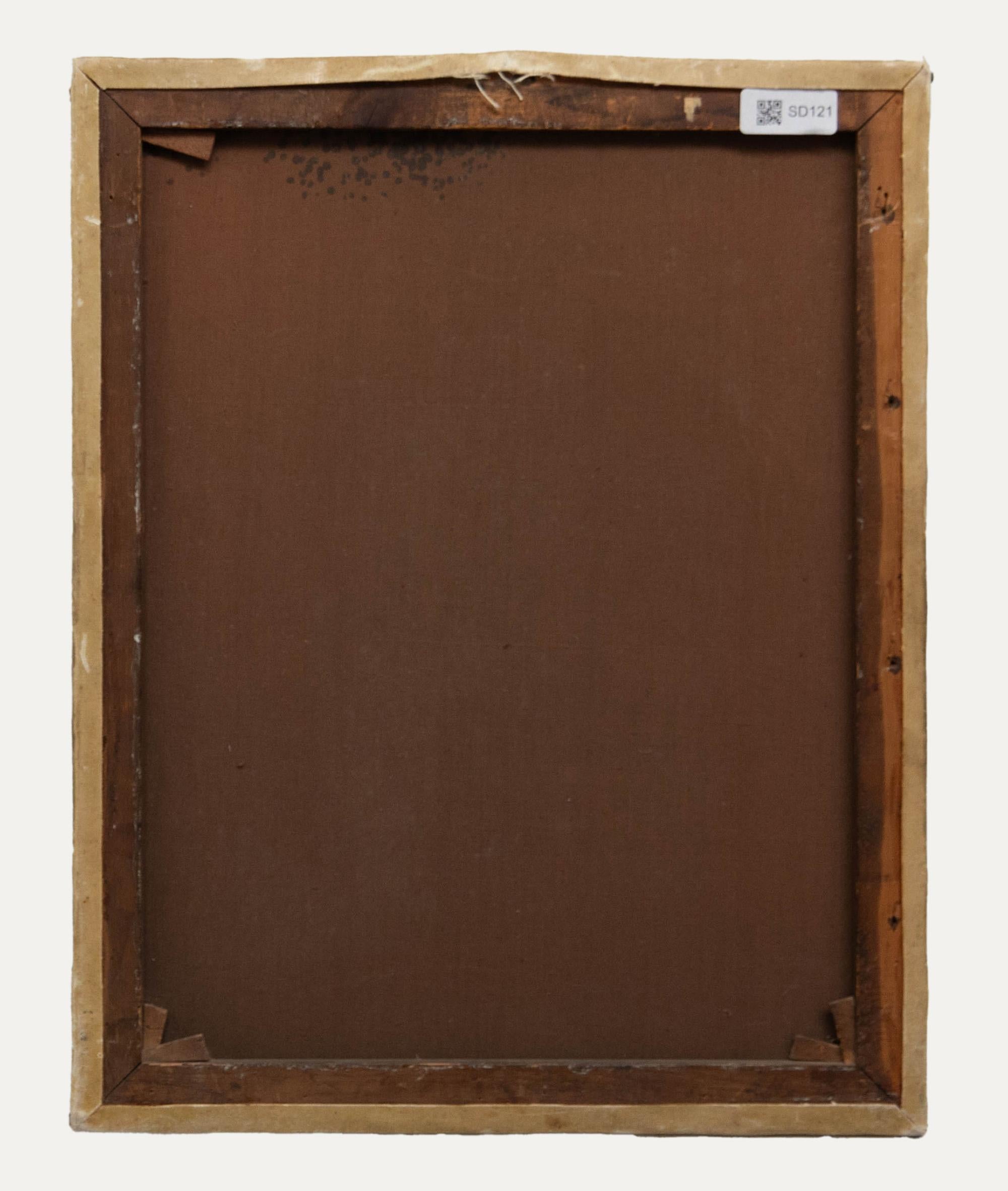 Ölgemälde des 19. Jahrhunderts – Der Apotheker (Schwarz), Figurative Painting, von Unknown