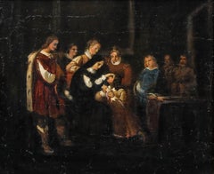 19th Century Oil - The Blessing