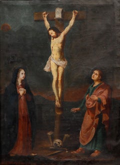 19th Century Oil - The Crucifixion