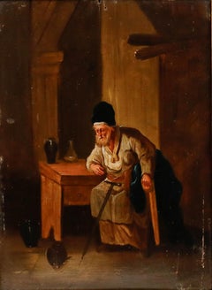 19th Century Oil - The Dropped Pot