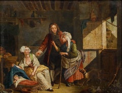 19th Century Oil - The Fortune Teller