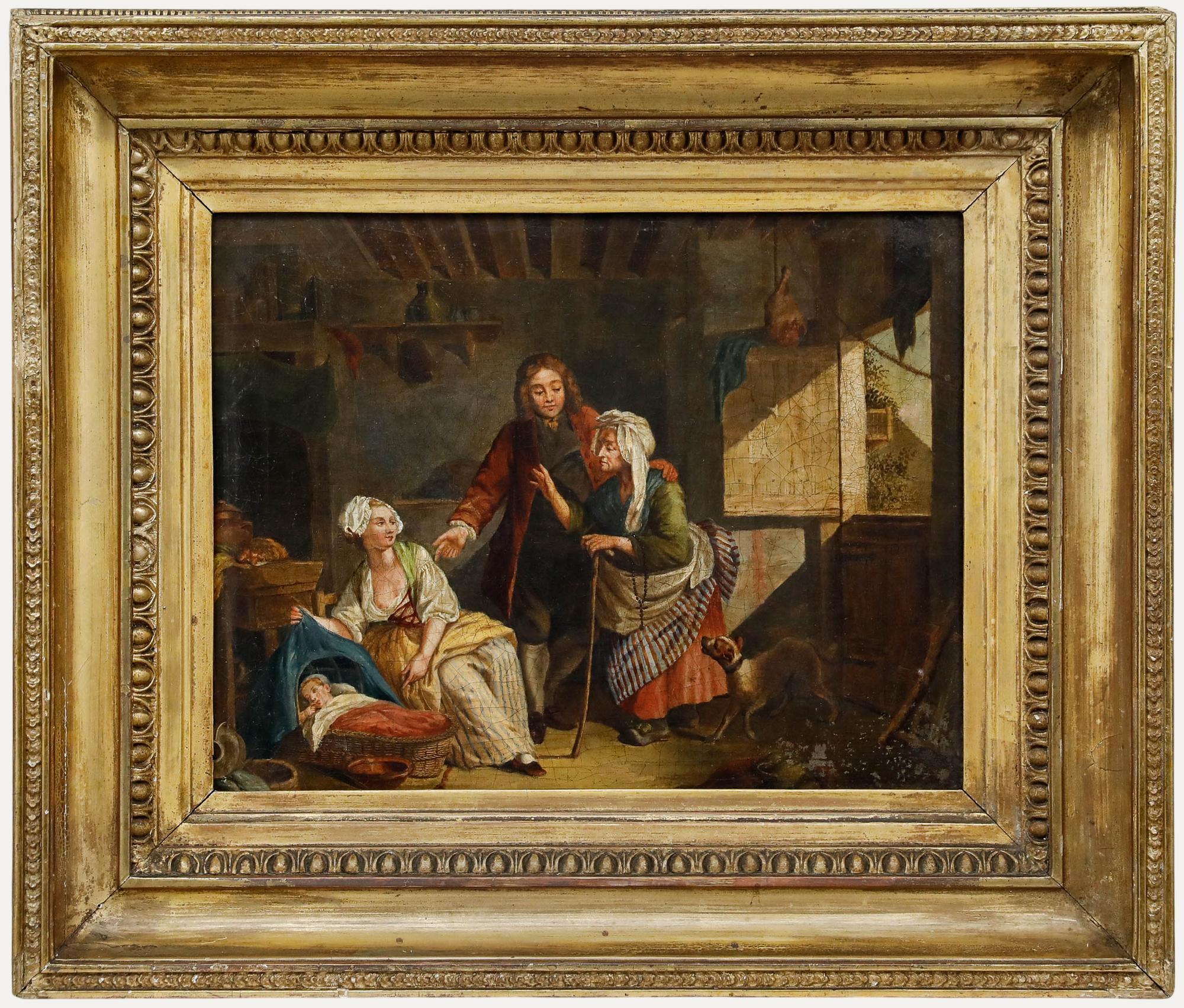 19th Century Oil - The Fortune Teller