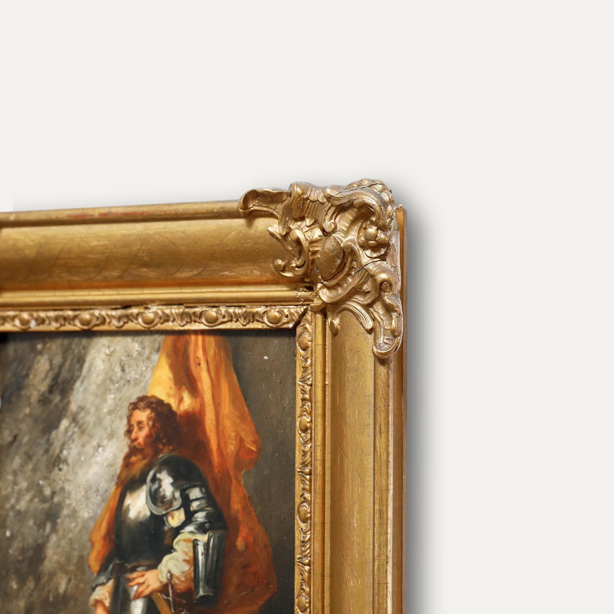 19th Century Oil - The Hero For Sale 1