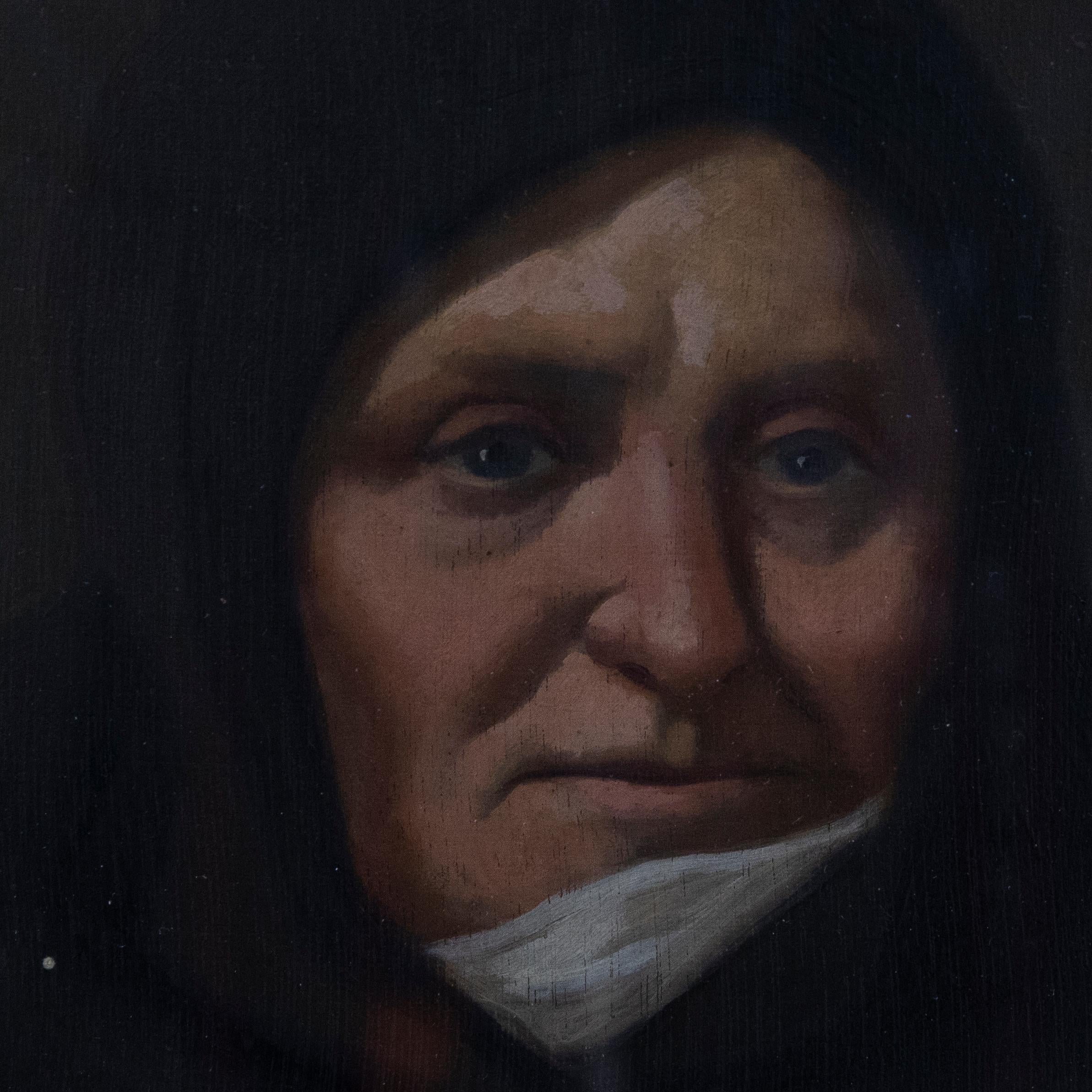 Öl des 19. Jahrhunderts - The Monk 1