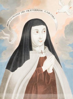 19th Century Oil - The Pious Nun