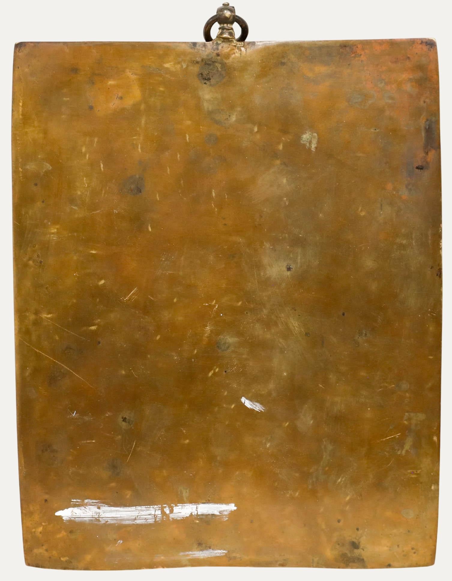 Öl aus dem 19. Jahrhundert - Die fromme Nonne (Beige), Portrait Painting, von Unknown