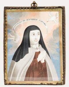 19th Century Oil - The Pious Nun