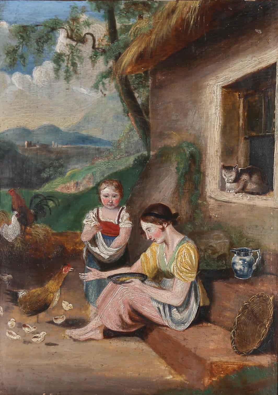 19th Century Oil - The Rural Life - Painting by Unknown