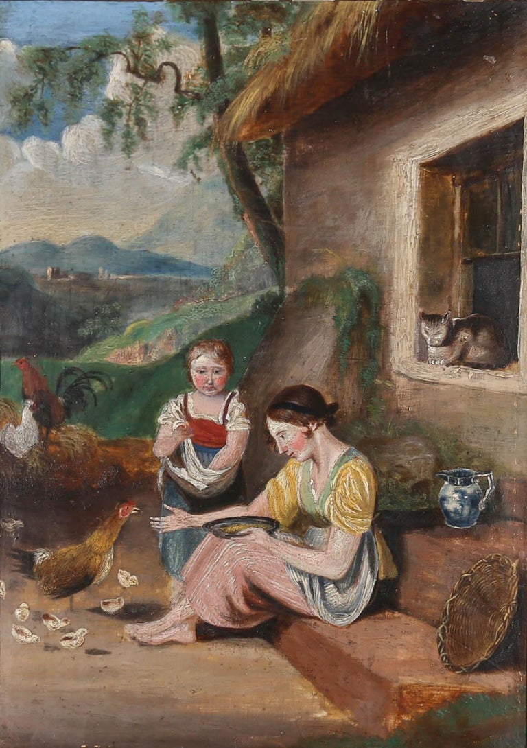 Unknown - 19th Century Oil - The Rural Life For Sale at 1stDibs