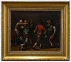 19th Century Oil - The Tavern Brawl