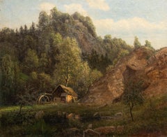 19th Century Oil - The Watermill