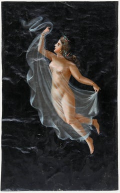 19th Century Oil - Transcendent Nymph