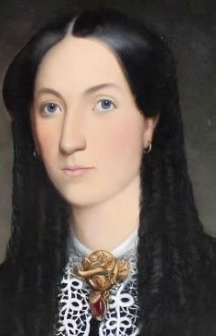 Fine huile sur toile du 19ème siècle Portrait d'une jeune femme dans un grand cadre en gesso doré
L'identité du modèle est encore inconnue. L'artiste a réussi à capturer sa beauté éthérée à la perfection.
L'artiste, qui n'a pas encore été identifié,