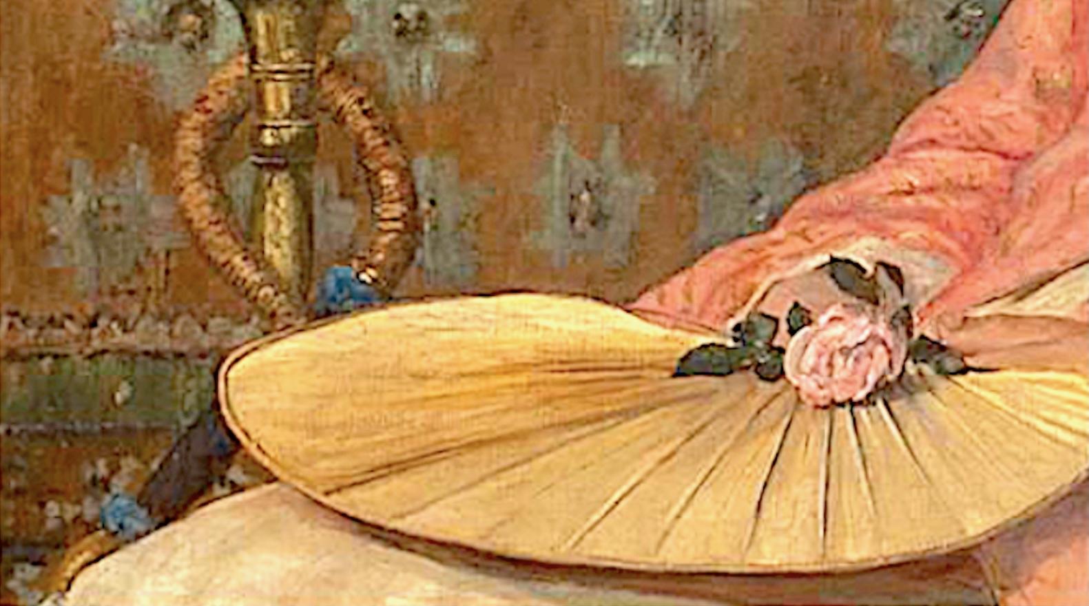 Quadro orientalista del XIX secolo con odalisca sdraiata - Painting Scuola francese di Unknown