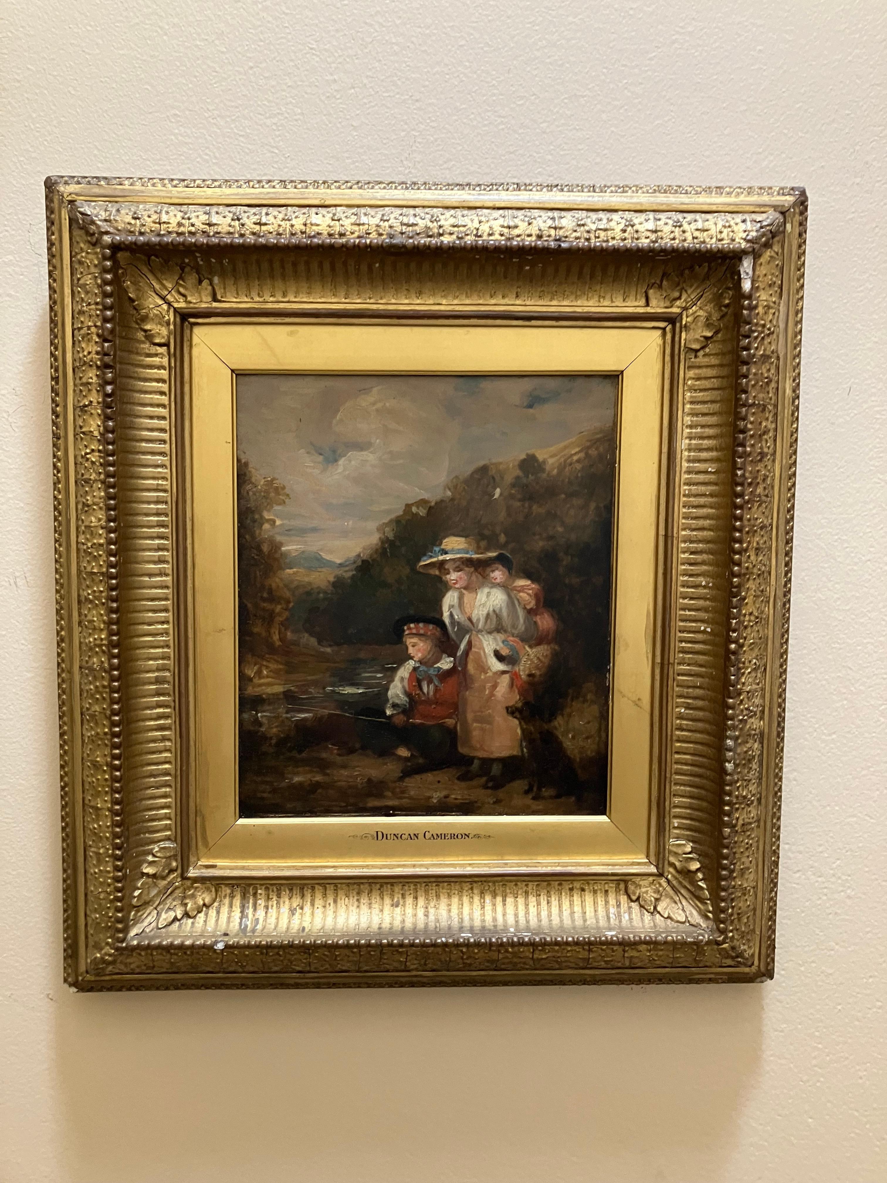 Famiglia scozzese del XIX secolo - Painting Scuola inglese di Unknown