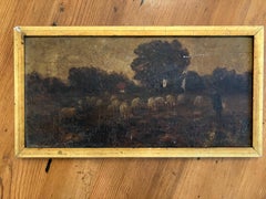 19th Century Tonalist Sheep Herder