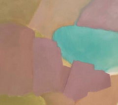 2000s Softly Colorful Landscape Painting