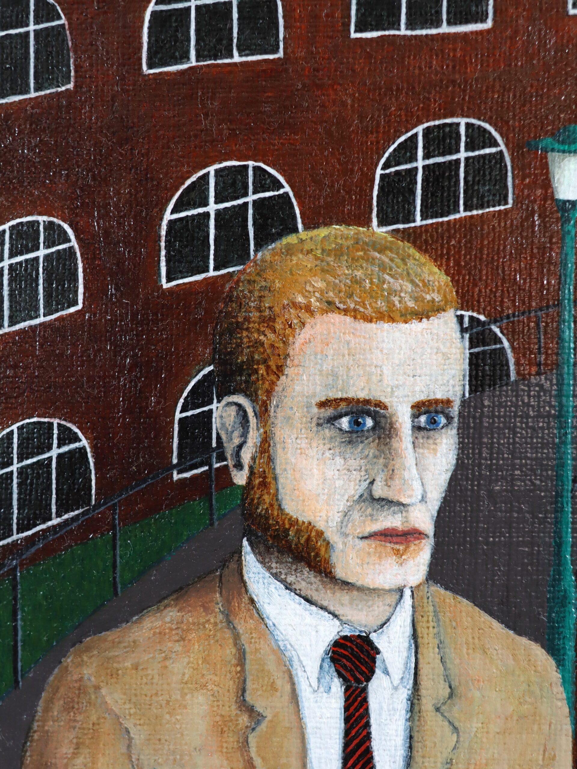 2007 Contemporary Surrealist Oil Painting - When I Dream, No One is Home 8