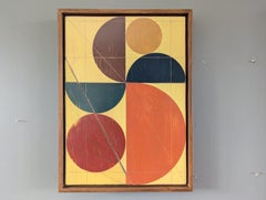 2023 Contemporary Original Mini Geometric Abstract Painting - Study XXXV