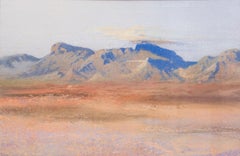 20th Century American school large watercolour and gouache 'Spirit of the desert