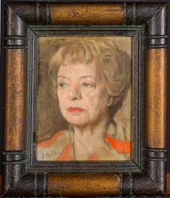 20th Century French School portrait of a lady actress.