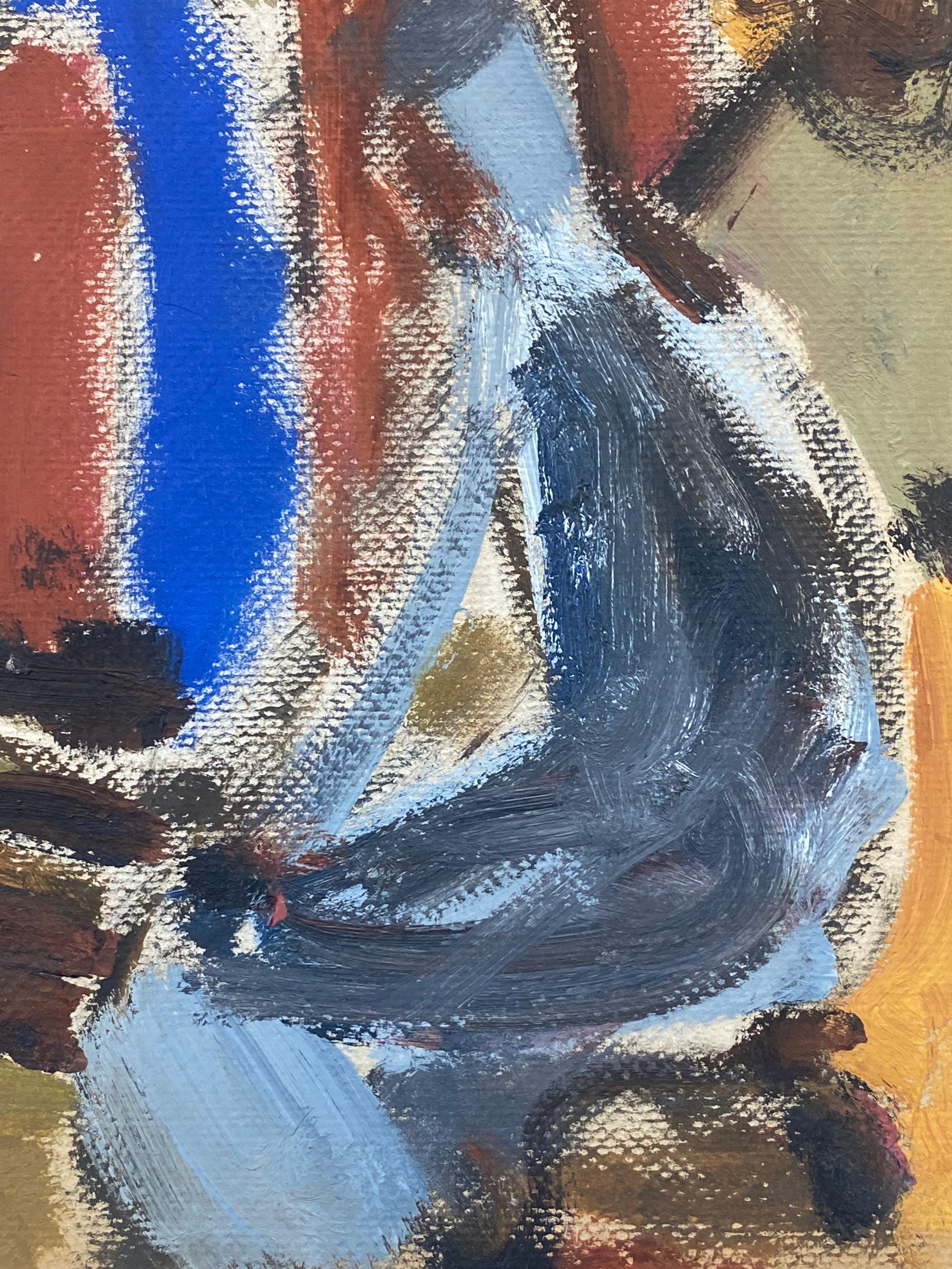 Artist: Elisabeth Hahn (German 1924-2021), 

Elisabeth Hahn was born in Dortmund, Germany, where she began her artistic studies. In 1953, she moved to Paris. She continued her studies at the Beaux-Arts in the workshops of Jean Souverbie and Edmond