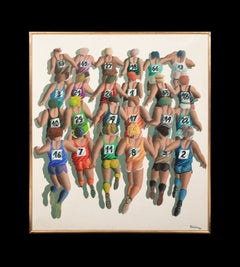 20th Century London Marathon Runners, dates 1984 signed SLL