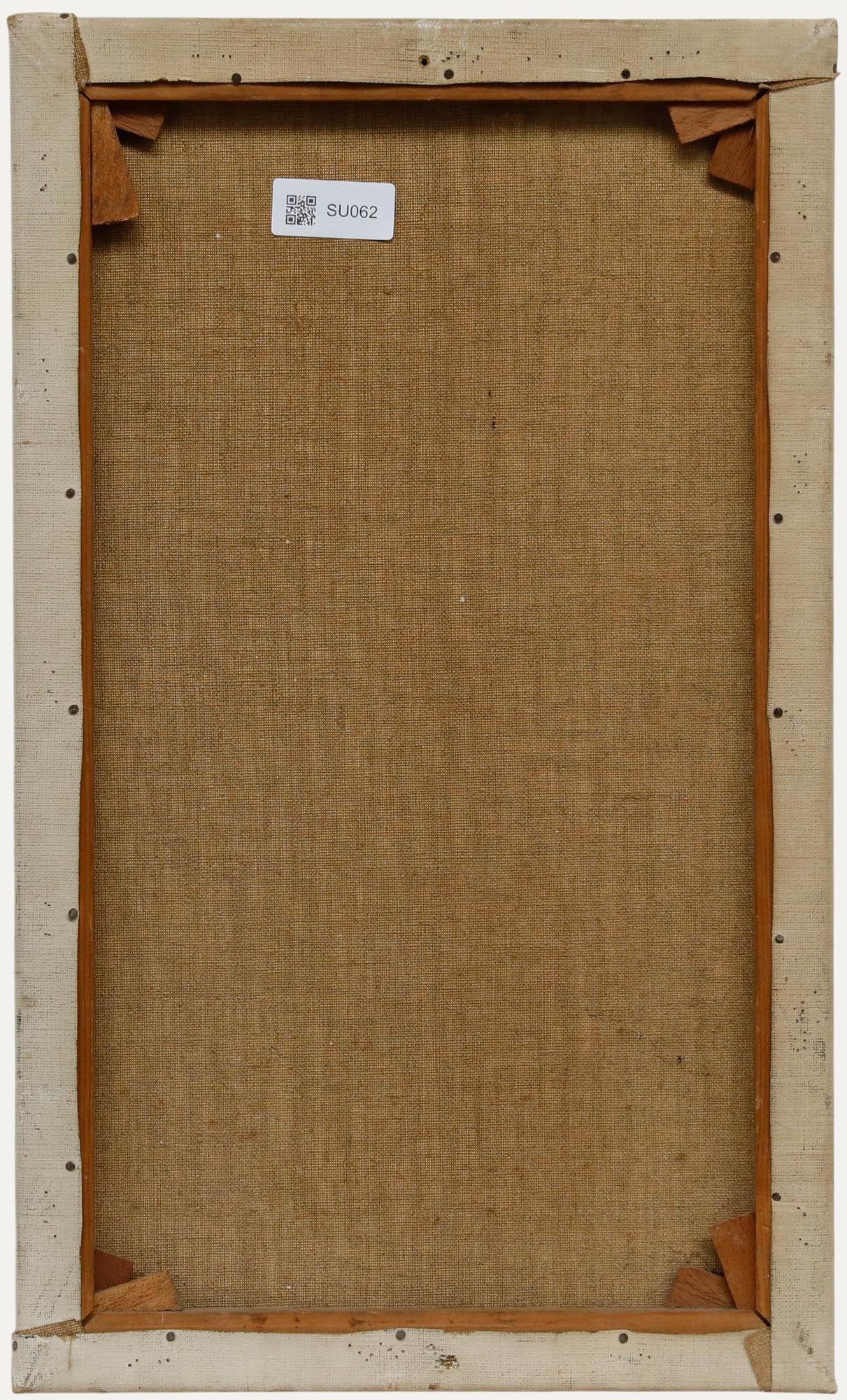 Pétrole du 20e siècle - Une journée trouble à Londres - Marron Landscape Painting par Unknown