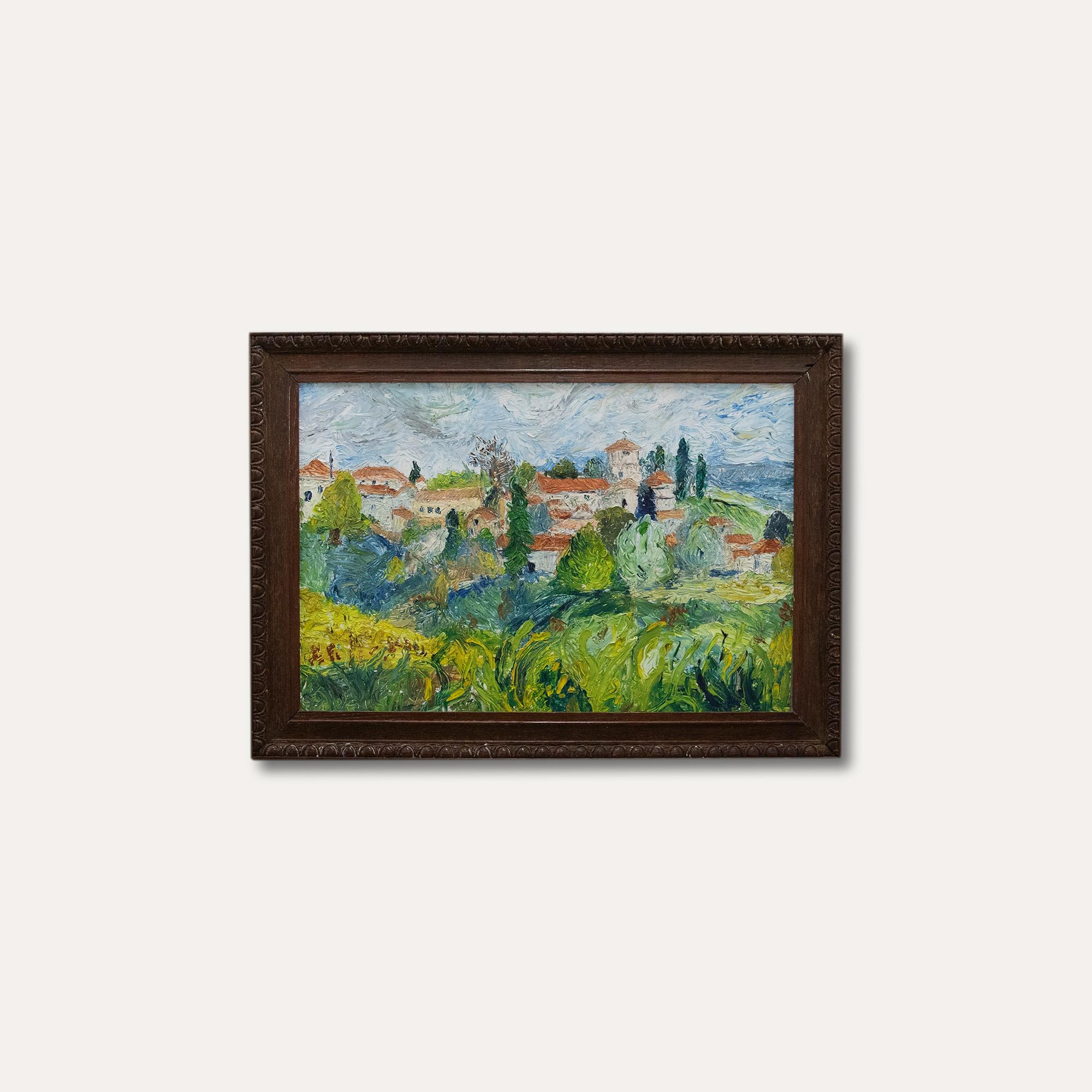 20th Century Oil - A View of Challignac 2