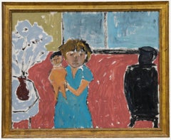 20th Century Oil - Child and Puppet