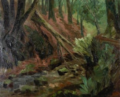 Olio del XX secolo - Albero caduto