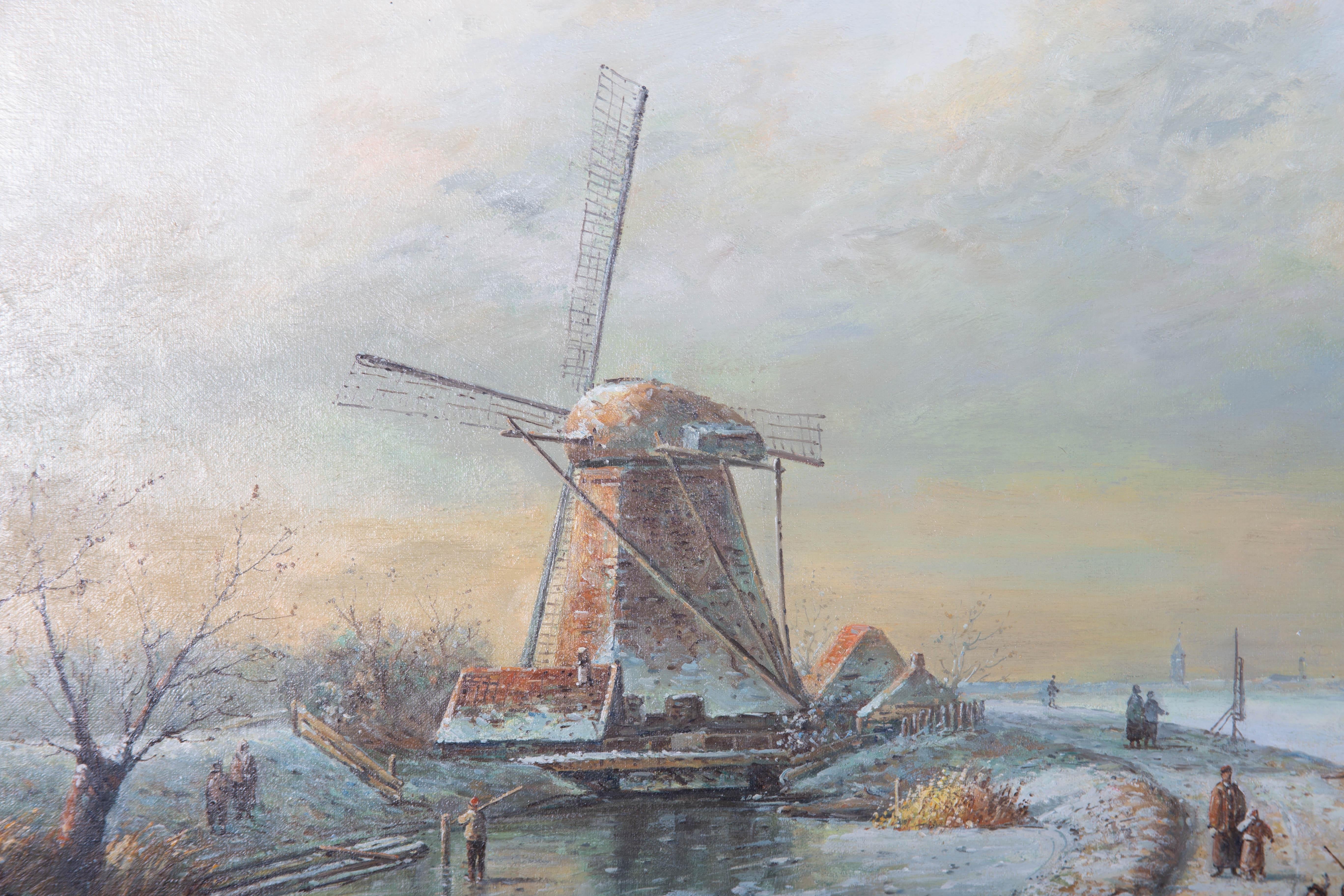 20th Century Oil - Icy Winter For Sale 2