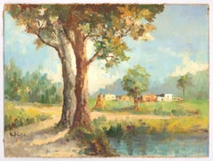 20th Century Oil - Mediterranean Dwellings