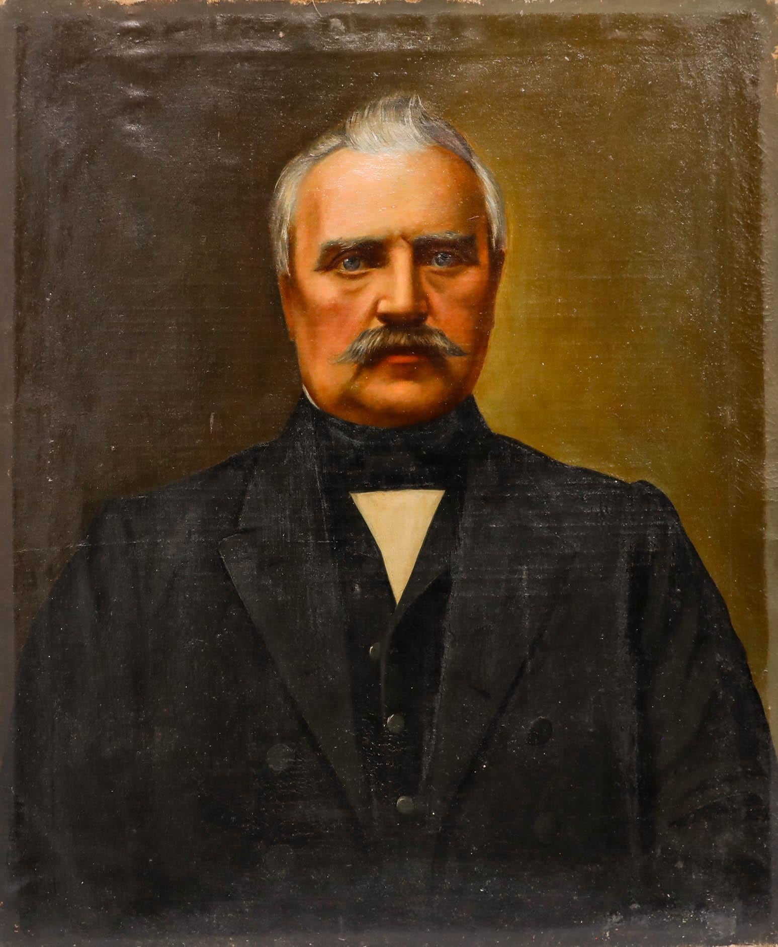 20th Century Oil - Mr Von Marschall - Painting by Unknown