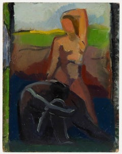 20th Century Oil - Nude Couple
