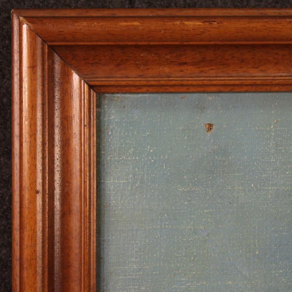 huile sur toile du 20e siècle Peinture religieuse italienne Saint Roch avec chien, 1930 en vente 5