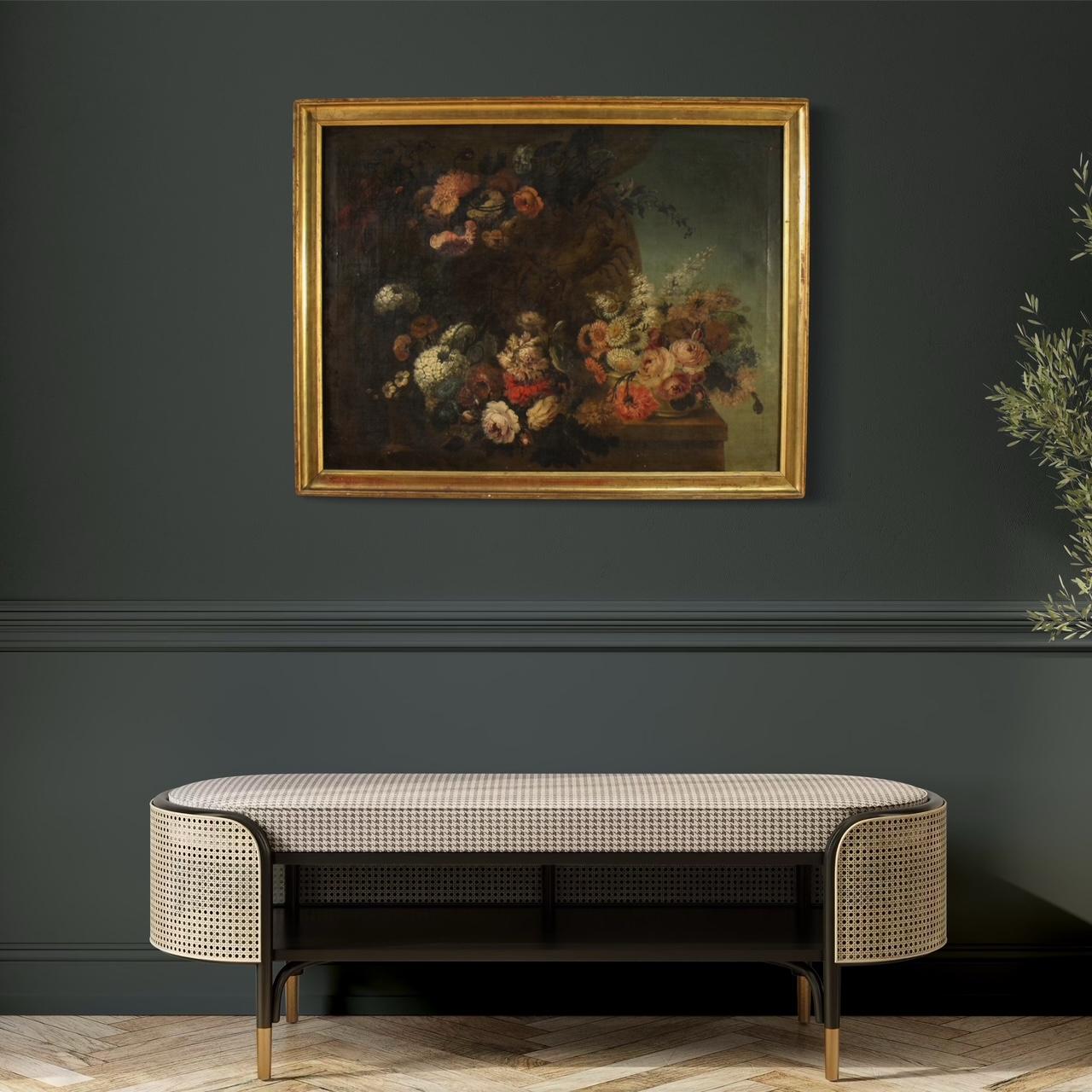 20th Century Oil on Canvas Spanish Painting Still Life, 1920 10