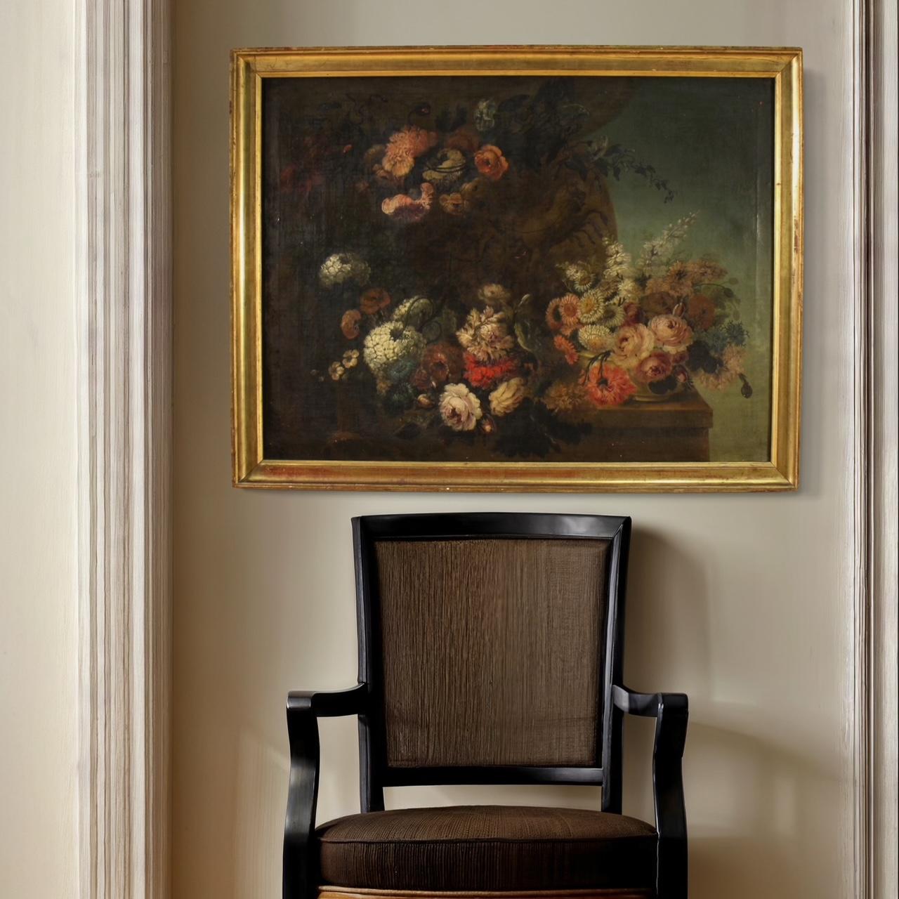 20th Century Oil on Canvas Spanish Painting Still Life, 1920 11