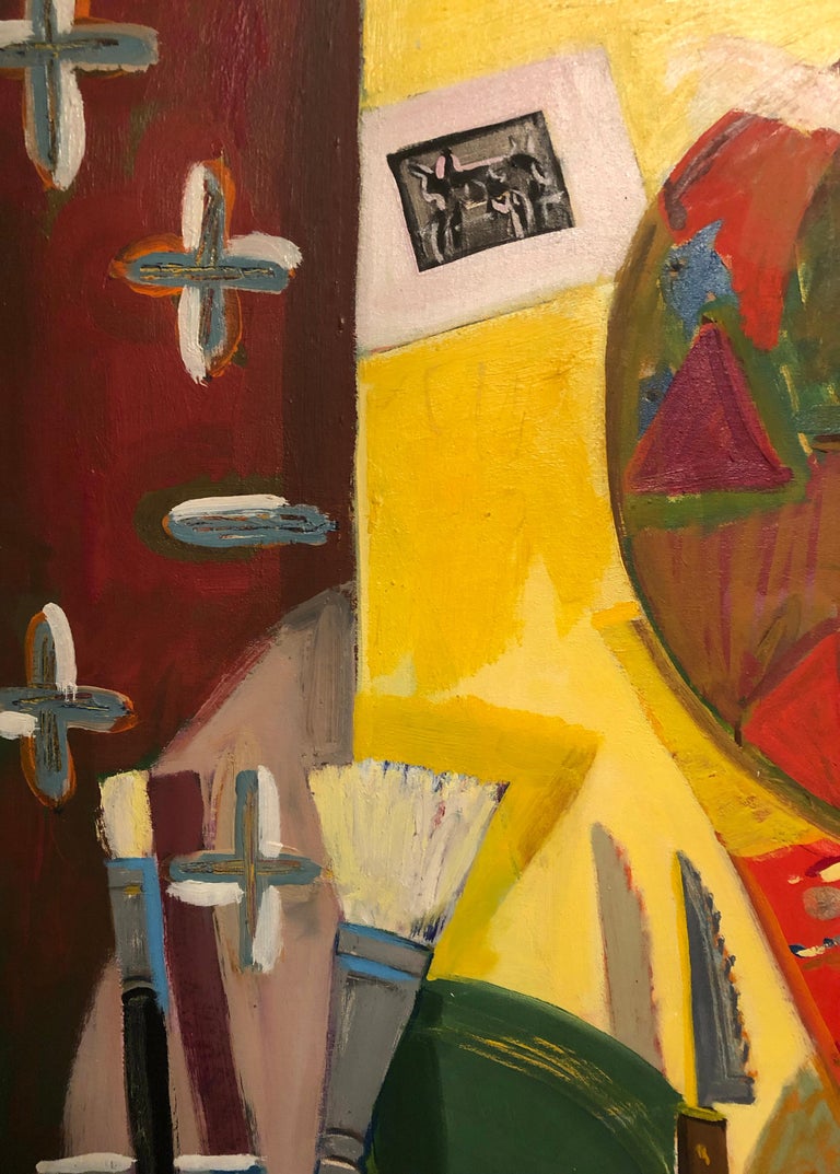 Unknown 20th Century Oil Painting Modern Expressionist Artist