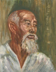 20th Century Oil - Portrait of a Bearded Gentleman