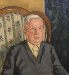 20th Century Oil - Portrait of an Elderly Gentleman