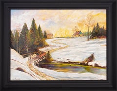 20th Century Oil - Snow At Sunset