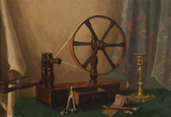 Huile du 20e siècle - Roue tournante