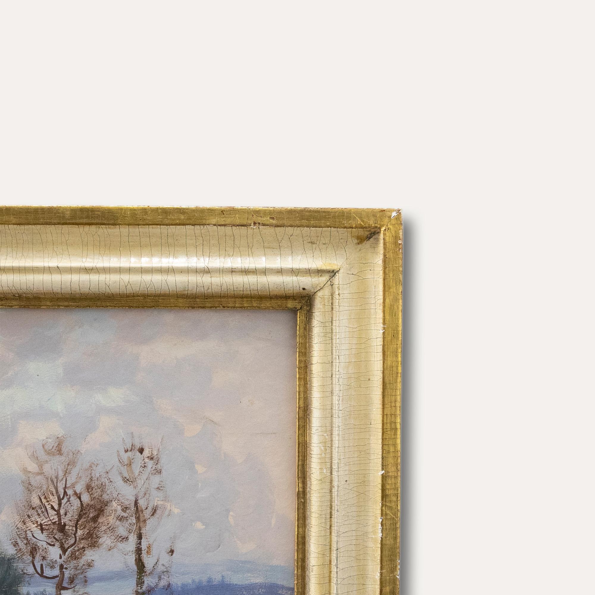 20th Century Oil - Ste. Adelle, Quebec - Beige Landscape Painting by Unknown