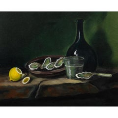 20th Century Oil - Still Life of Oysters